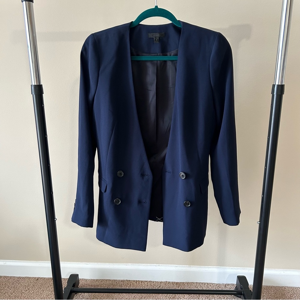 JCREW Navy Blazer Size: 2